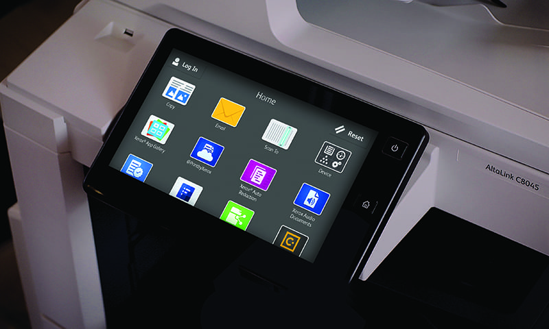 Altalink printer display screen Altalink printer display screen