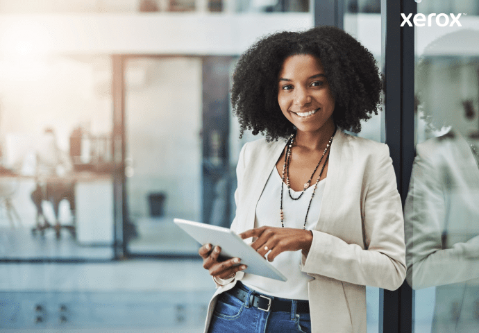 Visual representation of Xerox's updated business strategy, highlighting key innovations and strategic initiatives for success