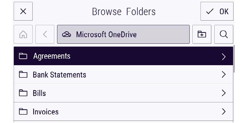 A close-up of a computer screen displaying the Xerox Intelligent Filer interface with a document being processed and filed, emphasizing efficient document management.